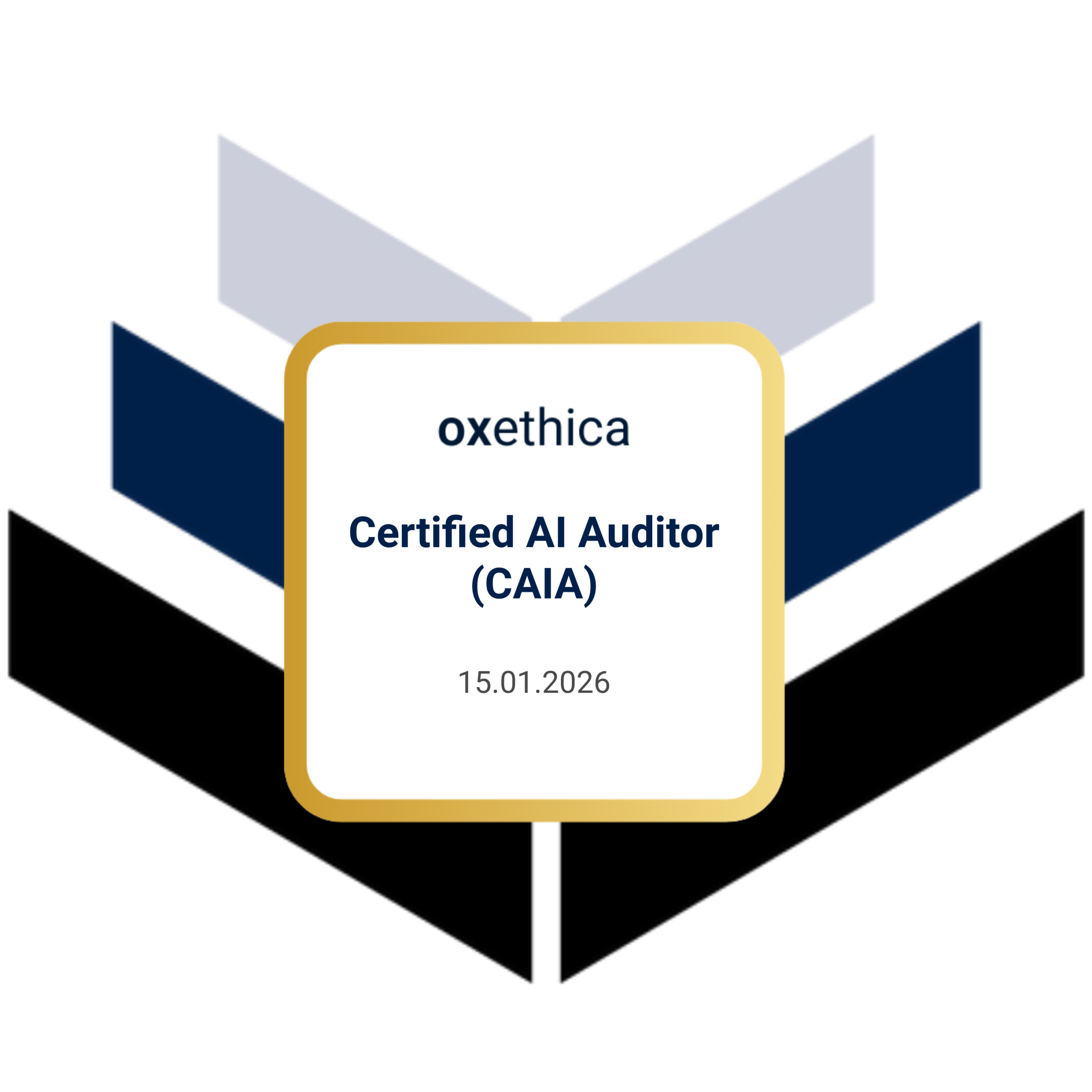Lara Leigh-Wood Certified AI Auditor Certificate and digital verification link