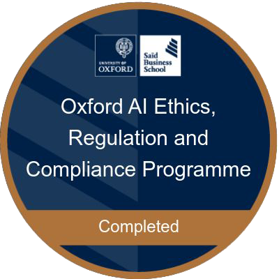 Oxford AI Ethics Regulation Compliance Badge